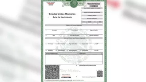 Así puedes certificar tu acta de nacimiento en línea