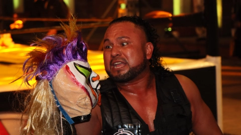 Rey Escorpión vs Psycho Clown lucha libre AAA Triplemanía