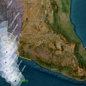 Tormenta tropical Simón en México EN VIVO