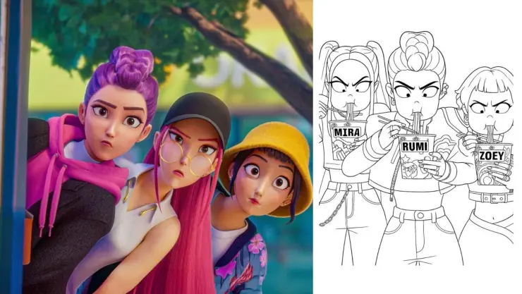 Dibujos de Kpop demon hunters.jpeg