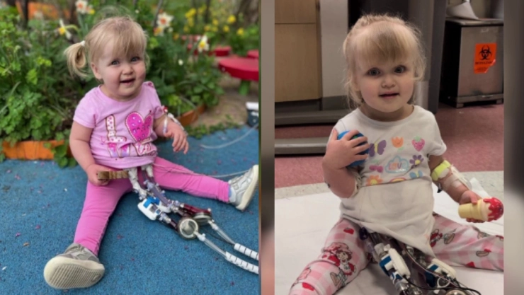 Eloise, receptora de trasplante de corazón en Illinois.