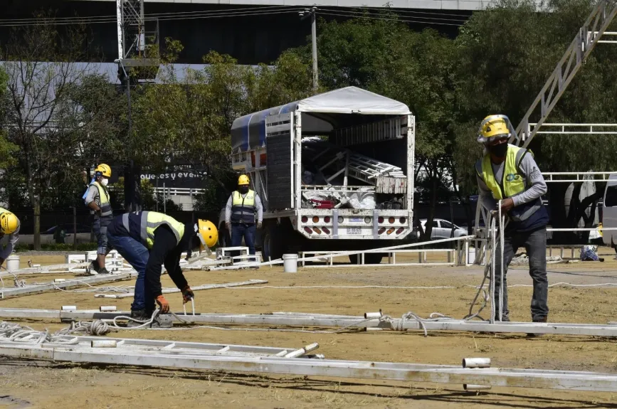 Así va la construcción del Centro de Acopio.