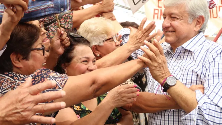 Andrés Manuel López Obrador en Navooja
