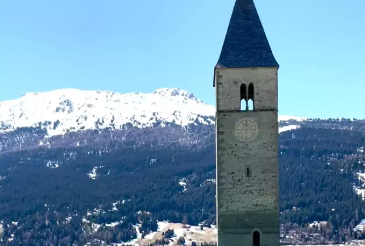 Curon, pueblo italiano perdido