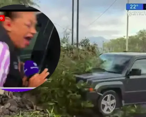 VIDEO_ Camioneta atropella a reportera