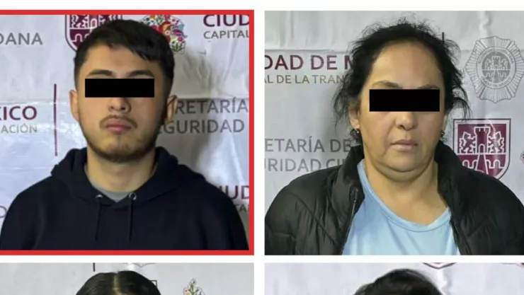 Detenidos en la alcaldía Cuauhtémoc, CDMX
