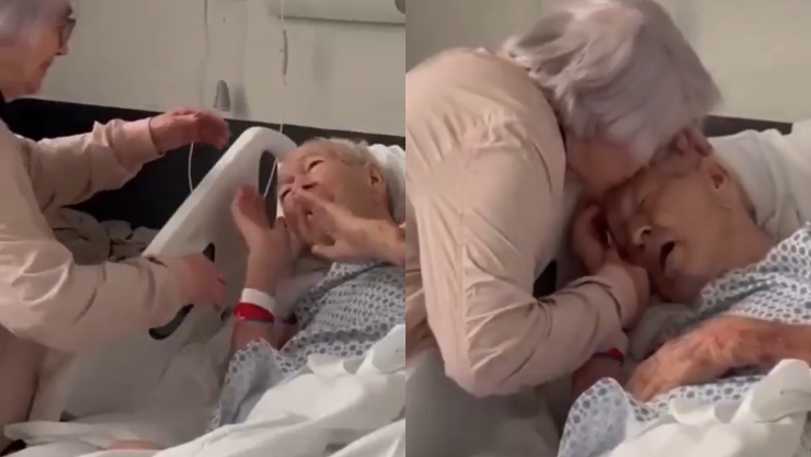 Abuelito fallece después de ver a su esposa en Brasil