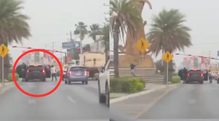 Situación de Riesgo en Reynosa, Tamaulipas: Balacera en el Monumento a Pemex deja una persona sin vida
