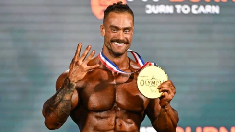 Cbum el cuatro veces campeón del Mr. Olympia