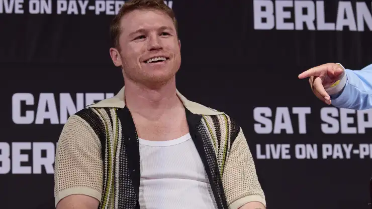 Edgar Berlanga Canelo Álvarez pelea conferencia