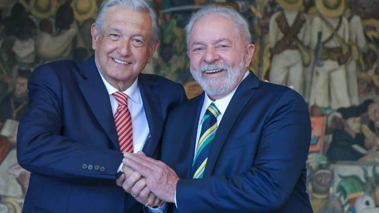 Lula da Silva AMLO reunión Ebrard