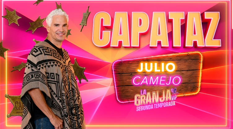 ÚLTIMA HORA Julio Camejo gana el puesto de EL CAPATAZ de La Granja VIP para la semana 7; estos serán sus privilegios y decisiones.jpg