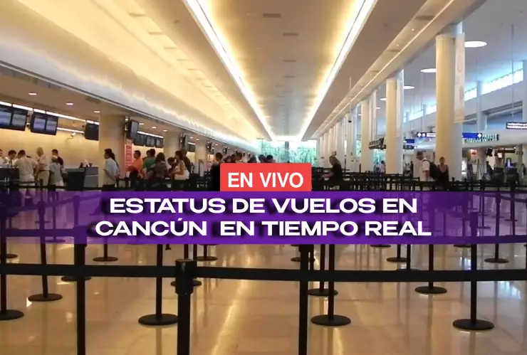 EN VIVO_ Estatus de vuelos hoy en el Aeropuerto de Cancún; viajes cancelados y demorados este 4 de enero de 2026.webp