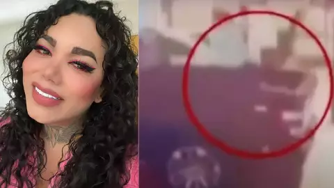 VIDEO del momento en el que Paola Suárez se lanza del balcón de su casa