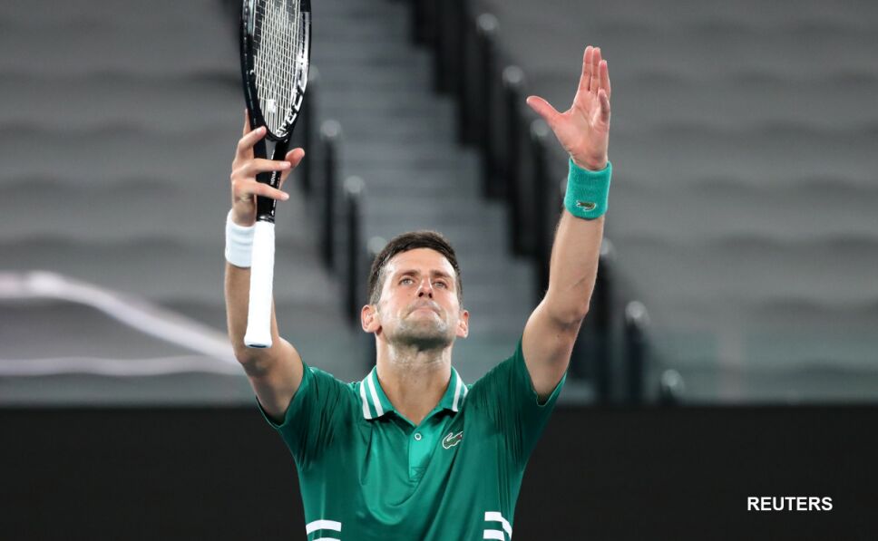 Novak Djokovic en el Abierto de Australia