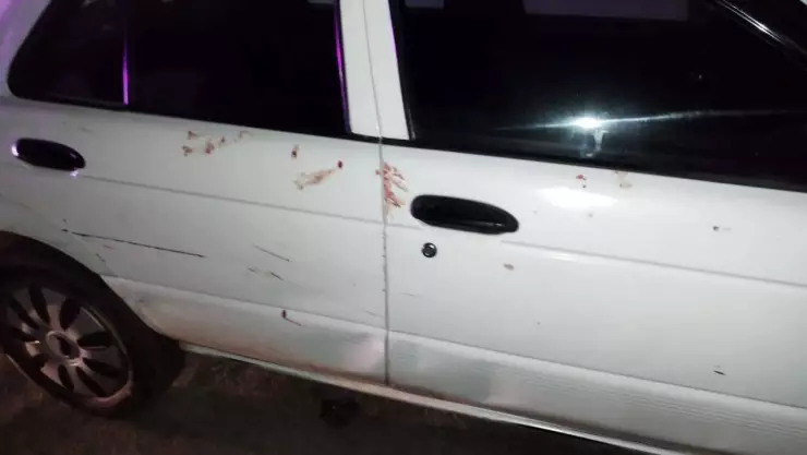 Vehículo abandonado en Tlapa de Comonfort, Guerrero