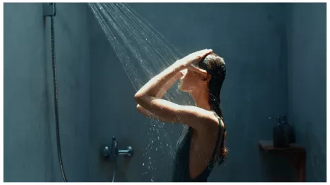 piel seca agua caliente