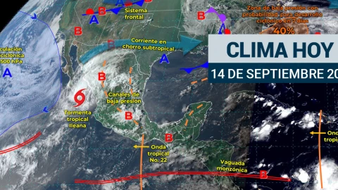 Este será el clima para hoy sábado 14 de septiembre de 2024
