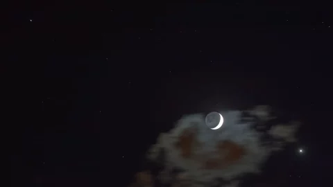 Saturno, Luna y Venus