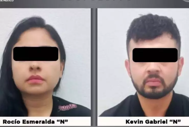 Rocío Esmeralda “N” y Kevin Gabriel “N”, vinculados al asesinato de una persona procedente de India sobre el Viaducto Miguel Alemán en CDMX.