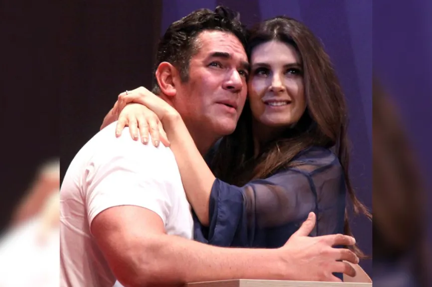 Eduardo Santamarina y Mayrín Villanueva | Crédito: Mezcalent
