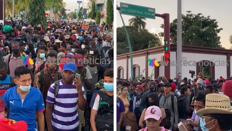 nueva caravana migrante tapachula
