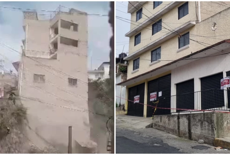El edificio en Naucalpan está en la colonia Alfredo V. Bonfil.