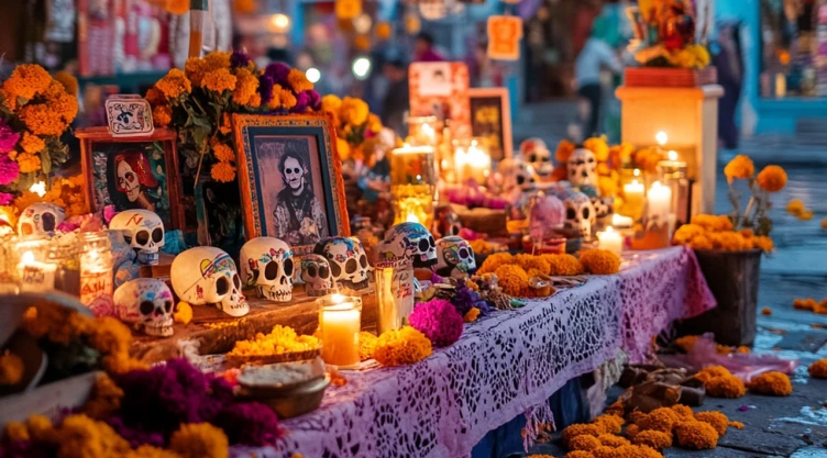 Dia_Muertos_objetos_extranos_colocaban_ofrendas_altar_muertos_calaveras_veladoras_cempasuchil