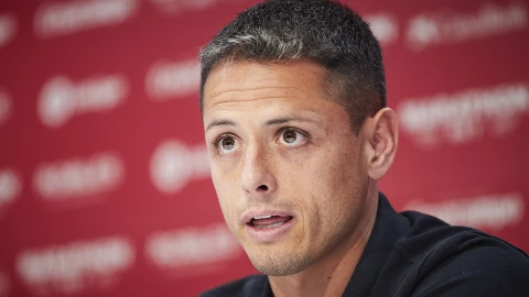 Sevilla CF Unveil New Player Javier Hernandez