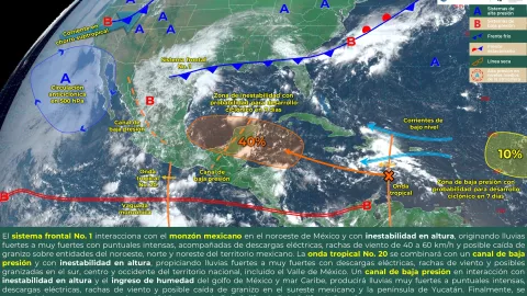 El pr&oacute;ximo frente fr&iacute;o, en territorio estadounidense