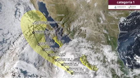 ALERTAN que el huracán ‘Priscilla’ se fortalecerá; esta su trayectoria