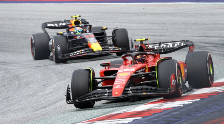 Carlos Sainz con Ferrari