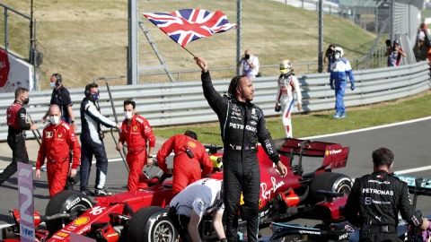 Lewis Hamilton gana el Gran Premio de Gran Breta&ntilde;a
