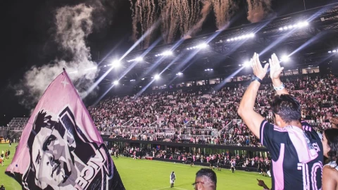 Aficionados en las gradas del Chase Stadium del Inter Miami
