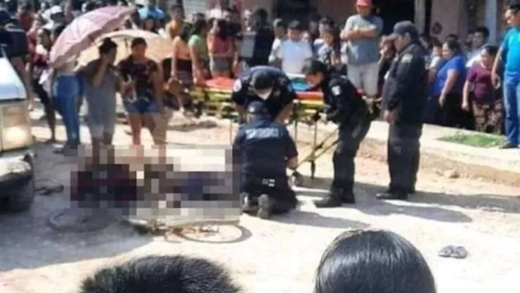 Niño muere aplastado por una aplanadora