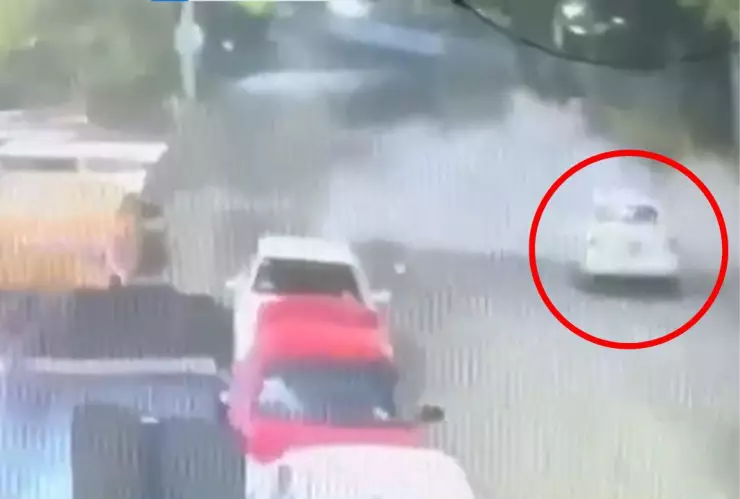 VIDEO | Captan el momento exacto del atropellamiento múltiple que dejó 4 muertos y varios lesionados