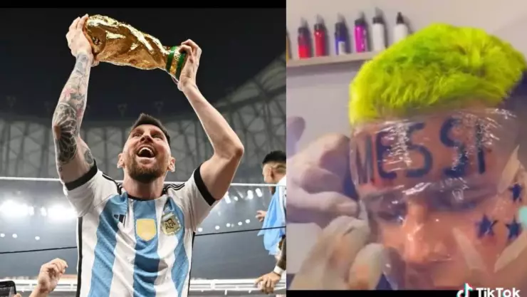 tatuaje de lionel messi