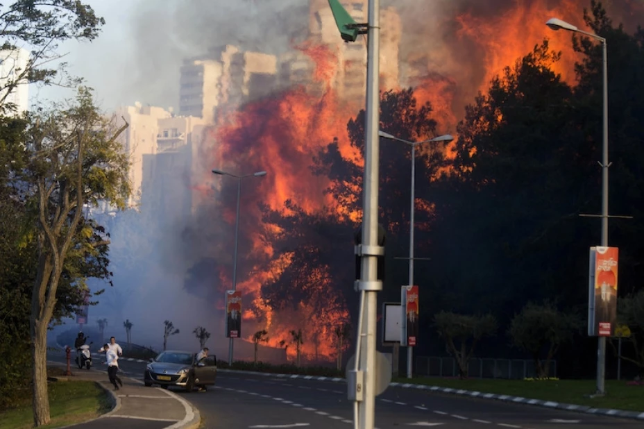 Incendios forestales en Israel
