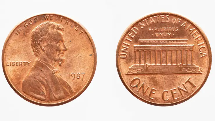 Una moneda que tiene el rostro de Abraham Lincoln y tiene valor para los coleccionistas