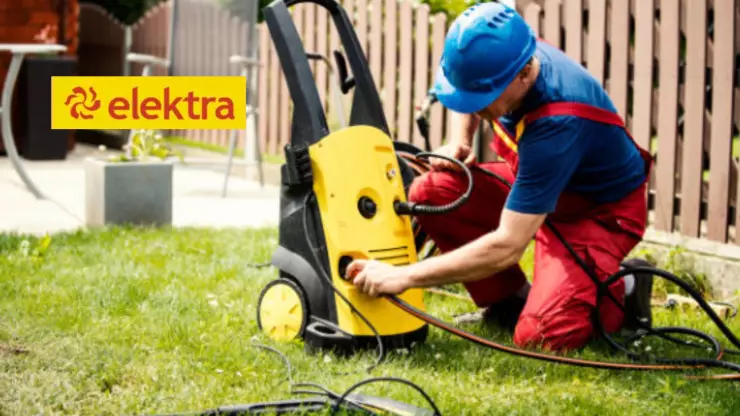 Super precio de esta hidrolavadora compacta en Elektra