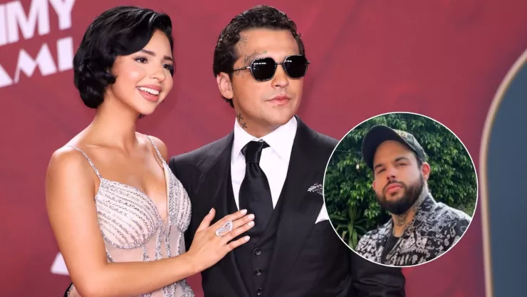 angela aguilar, nodal y hermano