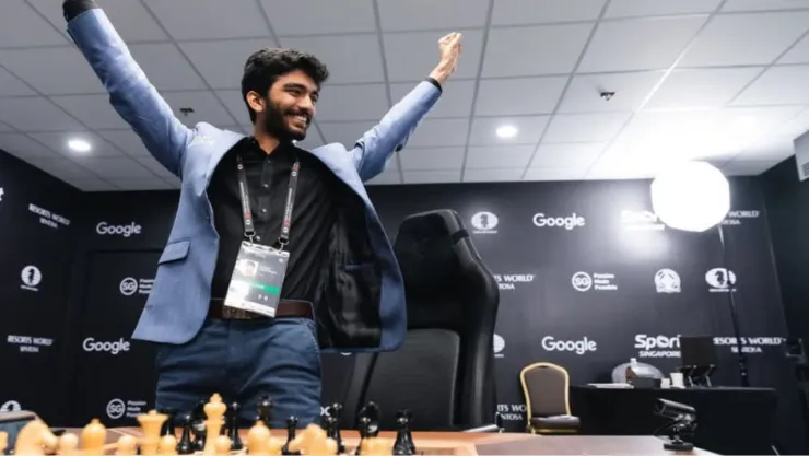 Gukesh Dommaraju se convirtió en el Campeón Mundial de ajedrez más joven de la historia