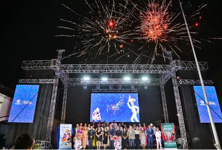 Cartel oficial de artistas que estarán en la Feria de los Chicahuales 2024 en Jesús María