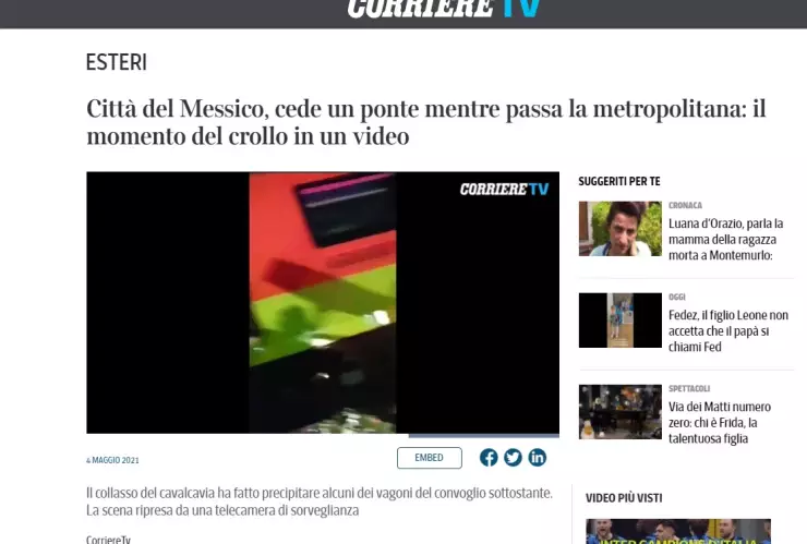 Tragedia en el metro de la CDMX