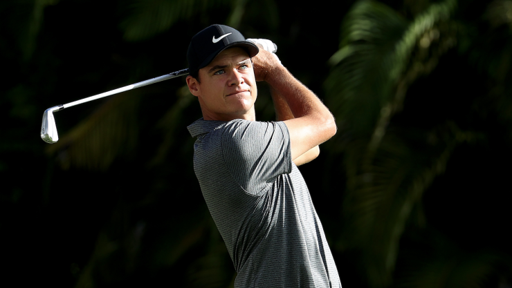 Kristoffer Ventura durante la primera ronda del Zurich Classic