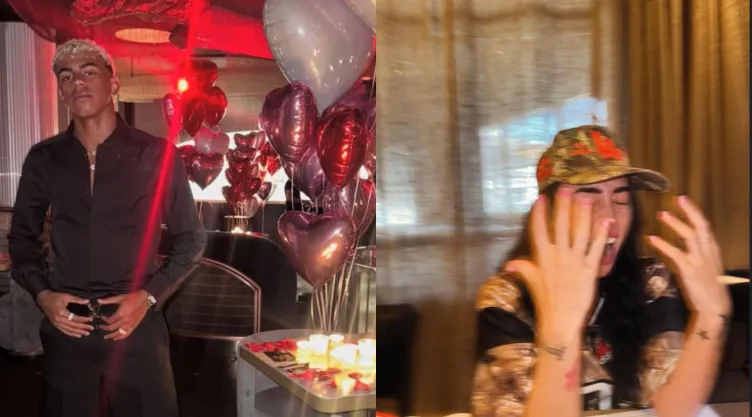 Así fue como Lamine Yamal celebró la nominación de Nicki Nicole a los Latin Grammys.