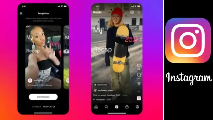 Logo de Instagram con Recap