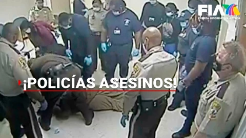 VIDEO: Policías someten y asfixian a hombre afroamericano en Virginia; son acusados de homicidio