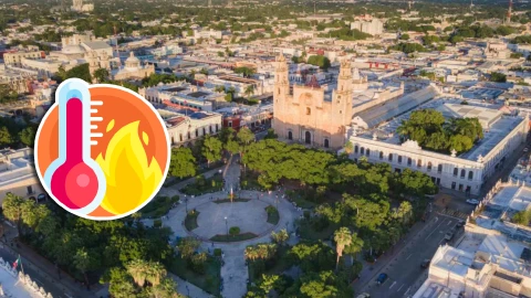 ¡ATENTOS! Este es el clima en Mérida, Yucatán, HOY 8 de marzo de 2026.webp