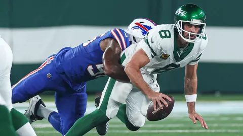 Aaron Rodgers con los Jets